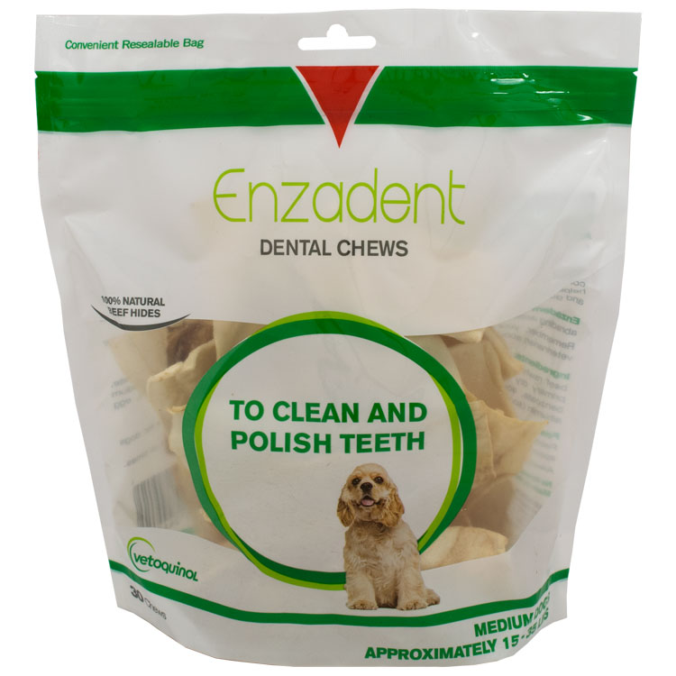 Enzadent Oral Care Chews for Dogs (30 ct)