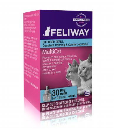 Feliway Multicat Diffuser: Starter Kit with 30-Day Refill